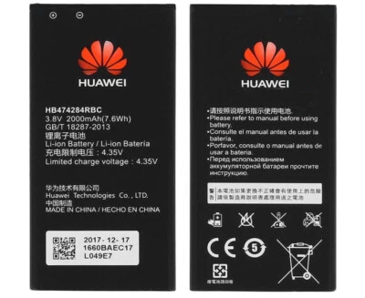 £4.49 • Buy Huawei HB474284RBC Replacement Battery For Ascend G521 Y550 C8817E G601 G615