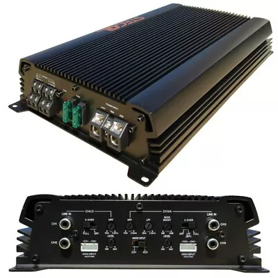 1 STEG QM75.4 QM 75.4 Amplificatore 4 Canali Da Competizione 300 Watt Rms Auto • £176.01