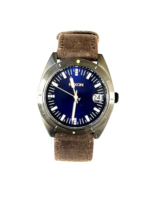 £99.99 • Buy Nixon The  Rover  II Gunmetal Quartz  Black Case ,  Blue  Dial -