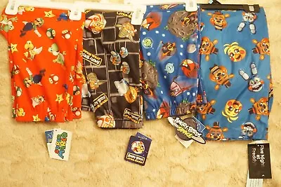  Mario/Angry Bird Or Five Night At Freddy's Boy's Lounge Pajama Bottoms BNWT • $14.50