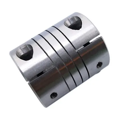  12x12.7mm 1/2  Flexible Shaft Coupling Stepper Motor Coupler D25 L30 • $4.96