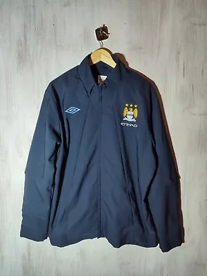 Manchester City 2010's Training Sz XL Soccer Football Full Zip Track Jacket Kit • $69.95