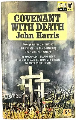 COVENANT WITH DEATH - John Harris (Paperback 1963) Pan Books Novel Vintage • £14.95
