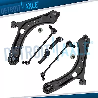 FWD Front Lower Control Arms Sway Bars Tie Rods Kit For 2012-2016 Passat Beetle • $106.32