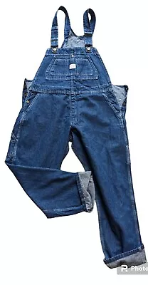 $26.95 • Buy KEY Women's Size 20  Bib Overalls 100% Cotton Blue Jeans Denim Hipster NWT