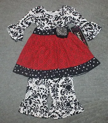 Mustard Pie Girls Olivia Dress Set (Dress & Pants) - Size 3 Months - NWT • $19.99