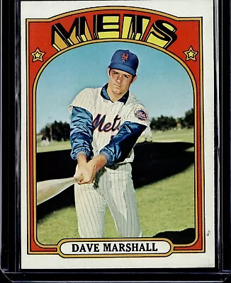 1972 Topps Baseball Dave Marshall METS #673 High Number EX • $4.99