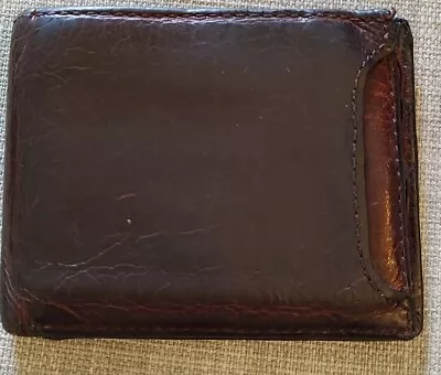 Fossil Bifold Mens Wallet Brown Leather Used -*See Photos  • $12.99