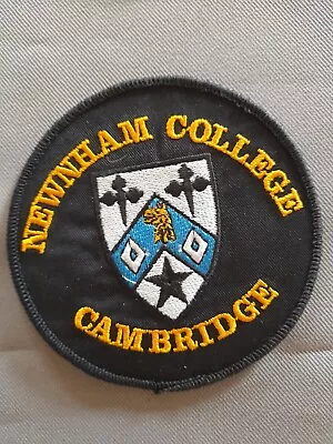 Fabric Badge - Newnham College Cambridge - 10 Cm Diameter • £2