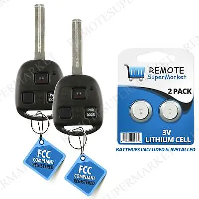 $26.95 • Buy 2 Replacement For Lexus 2004 2005 2006 RX330 2007 2008 2009 RX350 Remote Key Fob