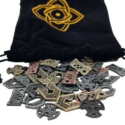 $49.38 • Buy NUMENERA SHINS COIN SET Metal Tokens Tabletop RPG Monte Cook Campaign Coins