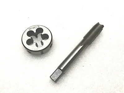 M14 14mm X 1.5mm Tap And Die HSS Right Hand Thread  Ohio Seller • $12.97