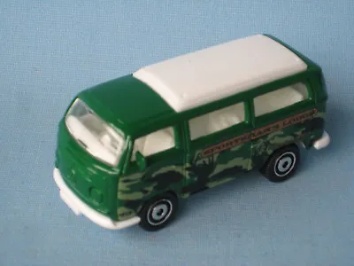 Matchbox Volkswagen VW Camper Van Green T2 Westfalia Sportsman In BP 72mm • £12.99