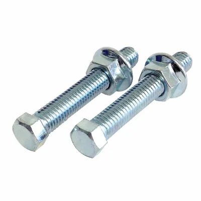 TUSK Motorcycle Rear Wheel Chain Tension Adjuster Bolts MX M8x50 Honda Yamaha • $12.99