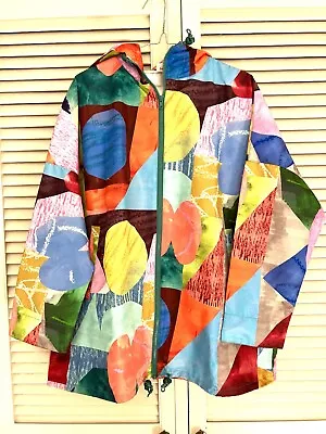 Pretty GORMAN “Colour Drops” Raincoat Jacket * Size S/M • $89.90