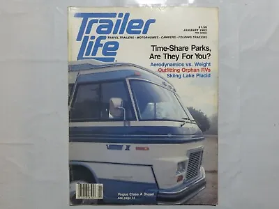 Trailer Life Campers Motorhomes 1982 January Vogue Class A Diesel 3B • $39.99