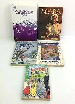 Faith Girlz Bible (NIV) Christian Chapter Books Lot Of 5 Books B30 • $24.93