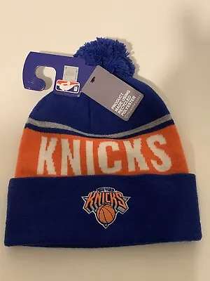 BNWT NBA New York Knicks  Beanie Adult Bobble Hat (Basketball) Licensed • £7.99