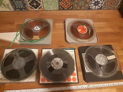 Reel To Reel Tapes 7 Of  7 Inch Diameter  • £40