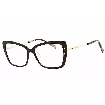 Missoni Women's Eyeglasses Clear Demo Lens Havana Cat Eye Frame MIS 0028 0086 00 • $61.45