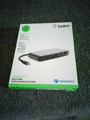 $4.99 • Buy Belkin F4U098BT USB 3.0 Docking Station