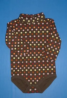 Gymboree Fall For Monkeys Girls Brown Dots Romper Pink Dots Overalls 6-12M • $12