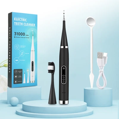 $13.95 • Buy Electric Ultrasonic Plaque Remover For Teeth With 5 Modes - Dental Tooth Cleaner