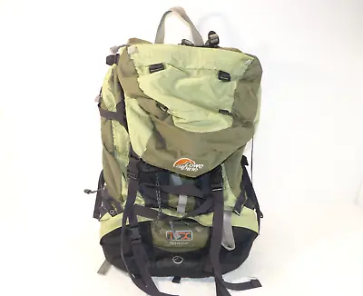 Lowe Alpine Ridge TFDC ND 65+15 Hiking Camping Backpack Green & Black Size Small • $49.95