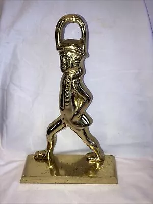 Virginia Metal Crafters 11 1/2” Brass Hessian Soldier Doorstop Man • $34.99