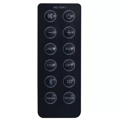 RC10A1 Remote Control Replacement For  B3 Sound Speaker System Parts D5O7 • £5.10