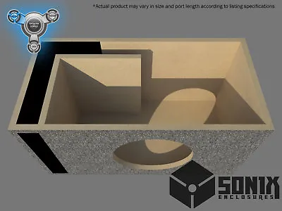 Stage 1 - Ported Subwoofer Mdf Enclosure For Re Audio Xxx V2 15 Sub Box • $175