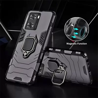 $14.96 • Buy Hybrid Shockproof Armor Ring Stand Case For OPPO A57 A77 A57s A54 A74 A76 4G 5G