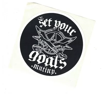 Set Your Goals Mutiny Punk Rock Pop Vinyl Sticker  • $2.99