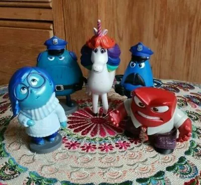 Disney Pixar Inside Out Unicorn Anger Sadness Guards Frank & Dave Figure Toy 3  • £24.95