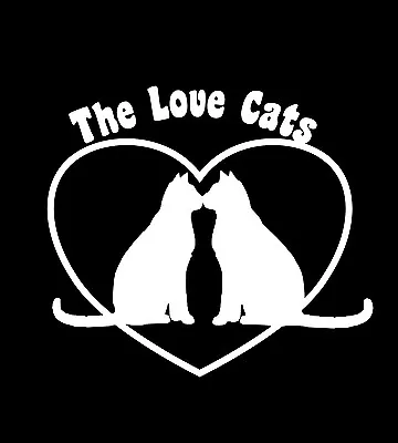 The Cure Inspired T-Shirt Valentine's Day Love Cats Robert Smith Mens & Ladies • $67.89