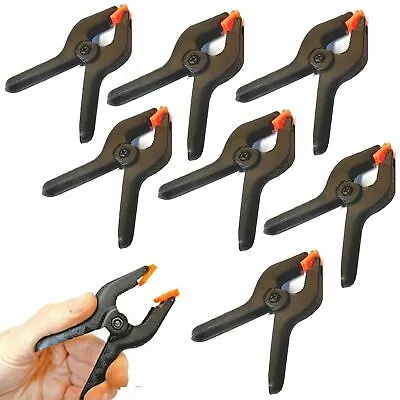 6x A Type Plastic Spring Clips 3in Heavy Duty Spring Clamps Market Stall DIY UK • £3.45