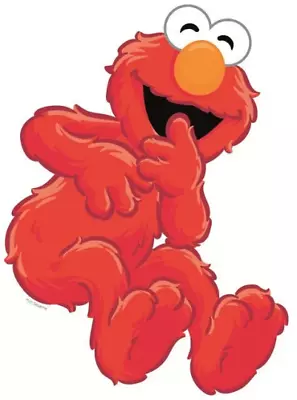 7 Inch Tickle Elmo Decal Sesame Street Removable Peel Self Stick Wall Sticker • $8