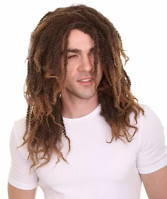 60s Style Rasta Rastafarian Hippie Halloween Cosplay Party Costume Wig HM-188 • $32.24