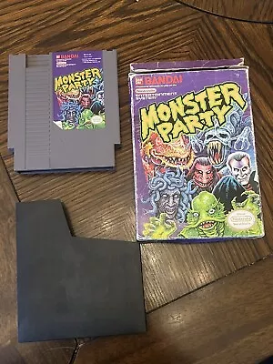 Monster Party NES With Original Box And Protective Sleeve • $39.99