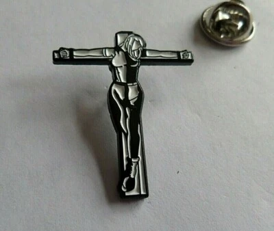 £2.99 • Buy CRUCIFIED SKINGIRL Ska OI! METAL BADGE Skinhead Rude Girl Reggae NOW ONLY £2.99!