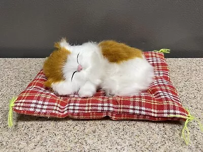 Tounlinx Simulation Sleeping Cat Makes Sounds “Meows” Plush Rare Find! EUC • $26