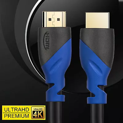 $5.69 • Buy PREMIUM HDMI CABLE 2.0 4K 18Gbps 2160p 3D LEAD 0.5M 1M 2M 3M 4M 5M 7M 8M 10M 15M