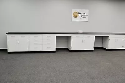 24' Laboratory Cabinet Group  W/ Countertops /  Science Furniture /E2-100 • $9360