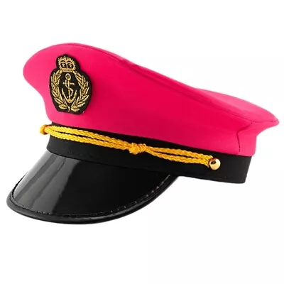 Adult Yacht Hats Boats Skippers Ship Sailor Captain Costume Hat For Men Womens • $16.51