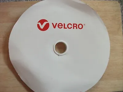 Velcro Hook And Loop Self Adhesive Tape 10mm X 25M Roll White PS14 • £19.99
