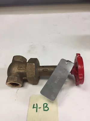 Milwaukee 1/2  Brass Gate Valve Fig 1174 200 S.w.p. 400 Wog Nnb Fast Shipping! • $40