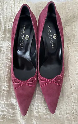 £25 • Buy Jamie Mascaro Rose Suede Shoes 40