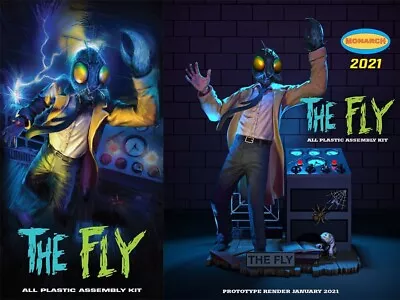 NEW From Monarch-The Fly W/GLOW PARTS 1:8 Scale Model Kit #451G~NEW In BOX • $62.99