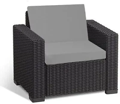 Keter Allibert California Cushion Set Pads Rattan Garden Furniture Sofa Armchair • £27.95