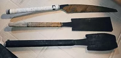 Japanese Old Long Hand Saw Carpentry Blade Nokogiri 3set Vintage Used Junk • $303.02